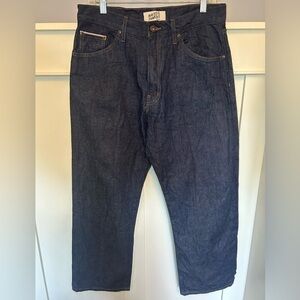 Naked & Famous 11oz Indigo Selvedge Denim baggy jeans